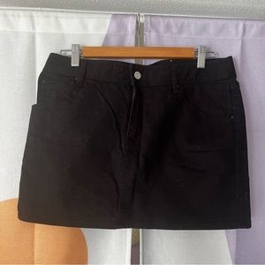 Wilfred free black denim skirt